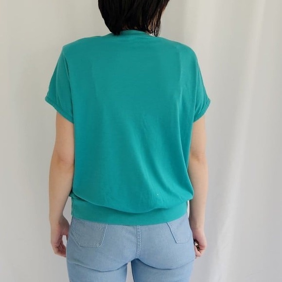 80s Teal Shirt‎ - Picture 3 of 4